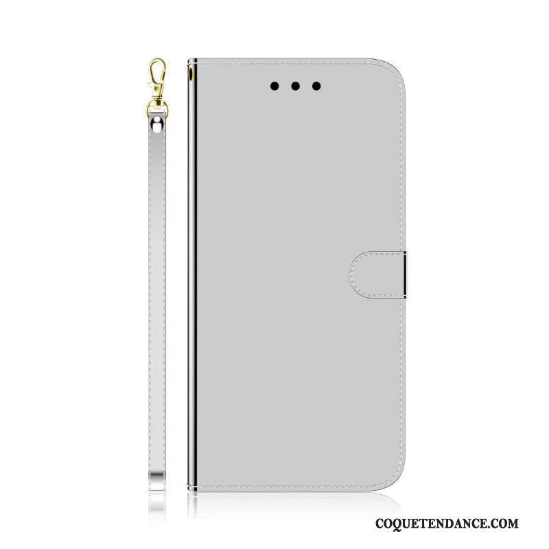 Nokia 6.2 Coque Argent Miroir Housse Portefeuille Dégradé De Couleur