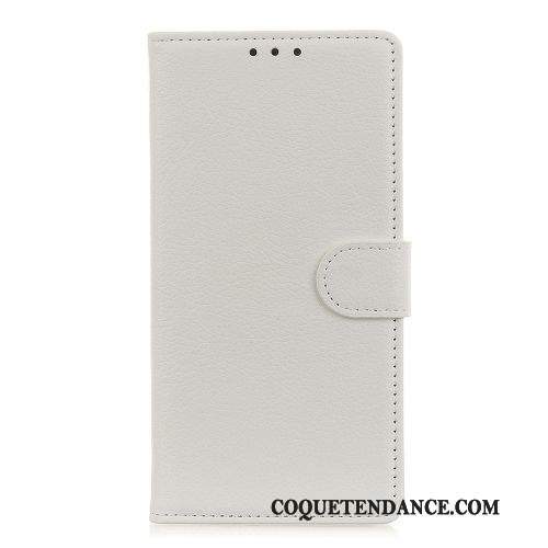 Nokia 6.2 Coque Blanc Cuir Carte Protection De Téléphone