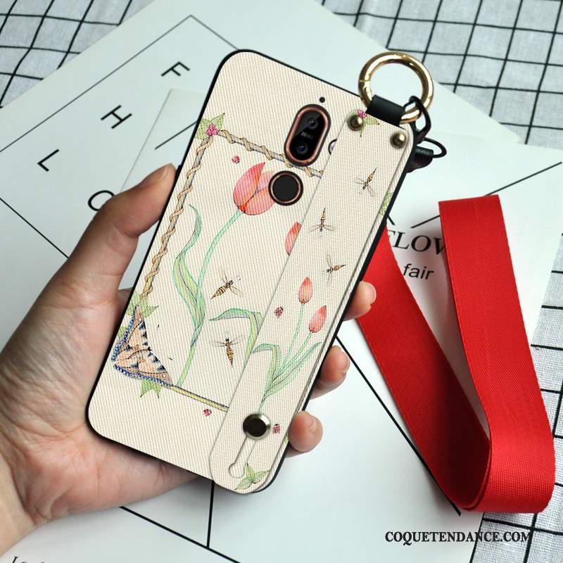 Nokia 7 Plus Coque Protection De Téléphone Papillon Fleur Étui