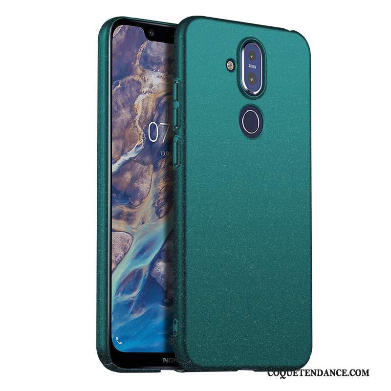 Nokia 8.1 Coque Protection Vert De Téléphone Tout Compris Délavé En Daim