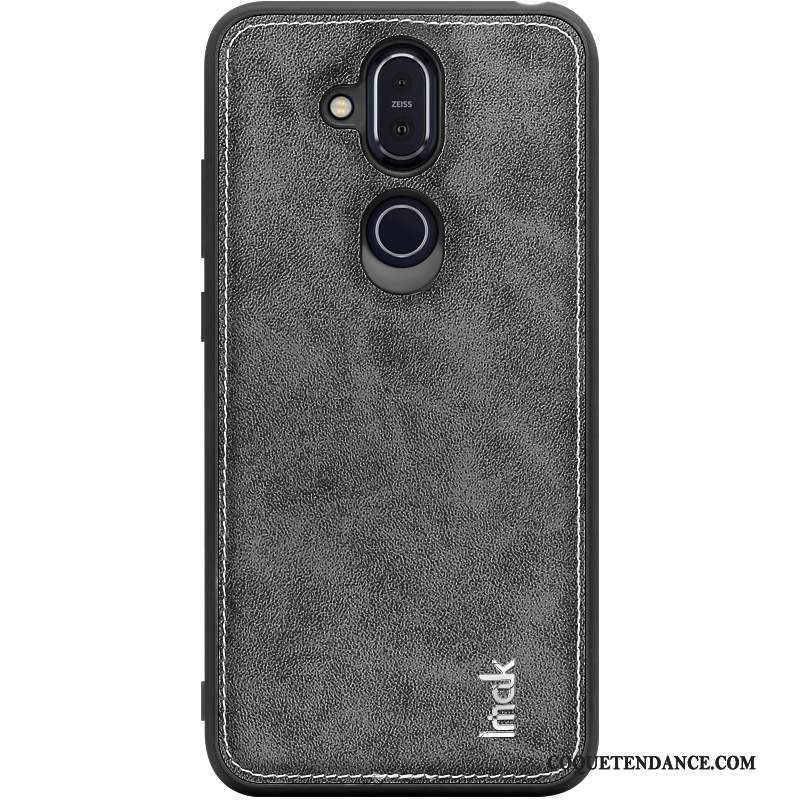 Nokia 8.1 Coque Tissu Difficile Protection Tout Compris Fluide Doux