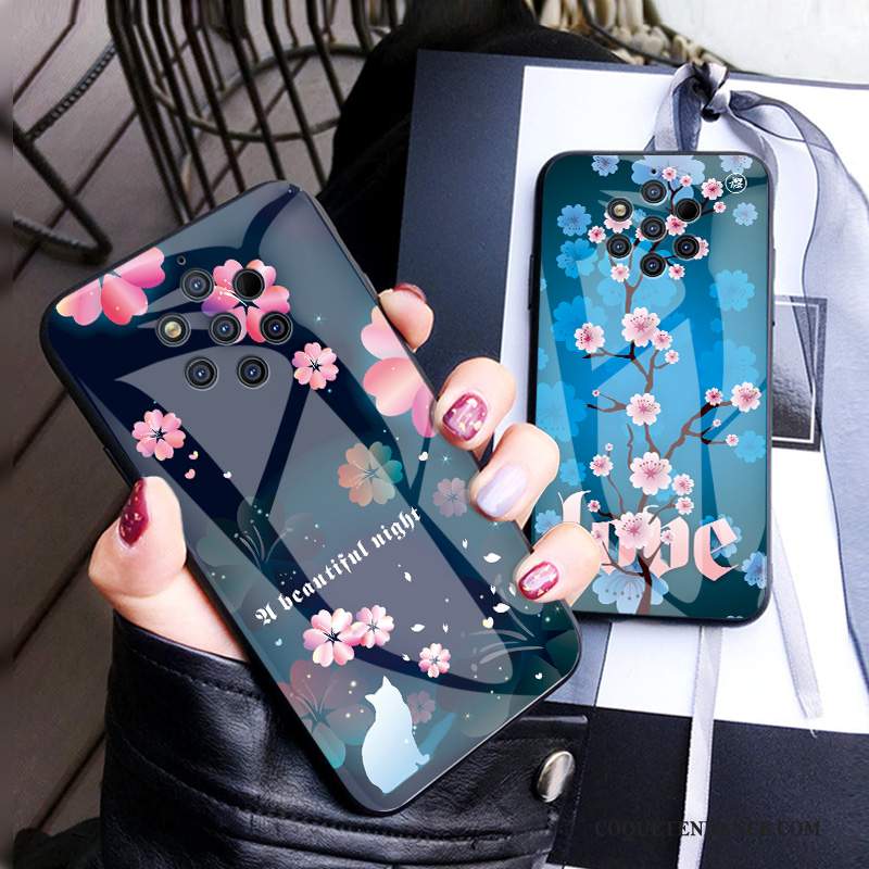 Nokia 9 Pureview Coque Tout Compris Sakura Protection Verre Étui