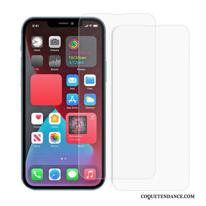 Protection en verre trempé (2 pièces) pour l’écran du iPhone 13 / 13 Pro