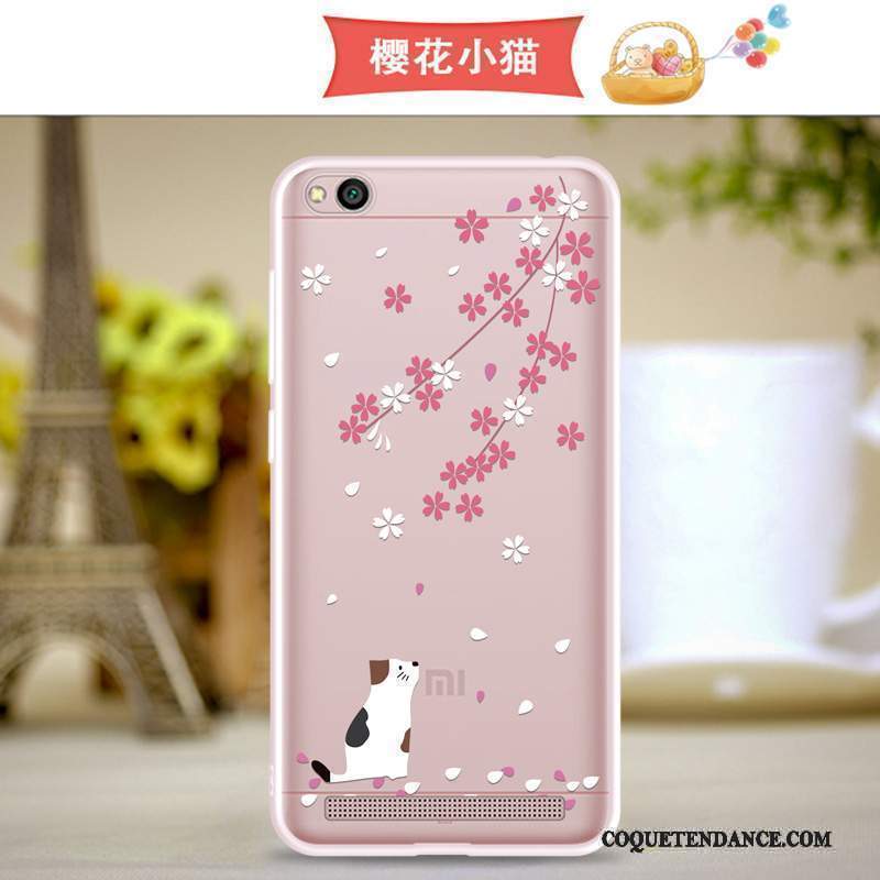 Redmi 5a Coque De Téléphone Dessin Animé Rouge Incassable Rose