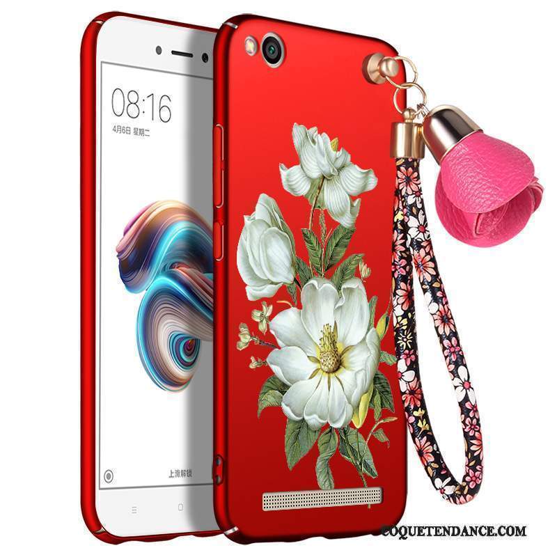 Redmi 5a Coque Mince De Téléphone Tout Compris Tendance Rouge