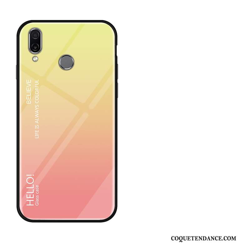 Redmi 7 Coque Jaune Protection Membrane Verre Trempé Fluide Doux