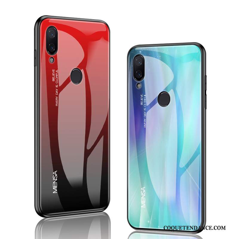 Redmi 7 Coque Nouveau Étui Net Rouge Marque De Tendance Incassable