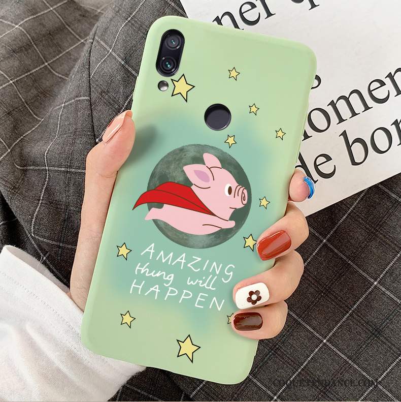 Redmi 7 Coque Petit Silicone Tout Compris Rouge Dessin Animé