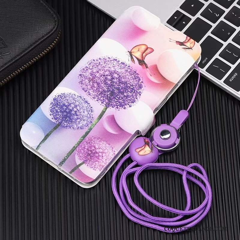 Redmi 7a Coque Chat Étui En Cuir Ornements Suspendus Luxe Protection