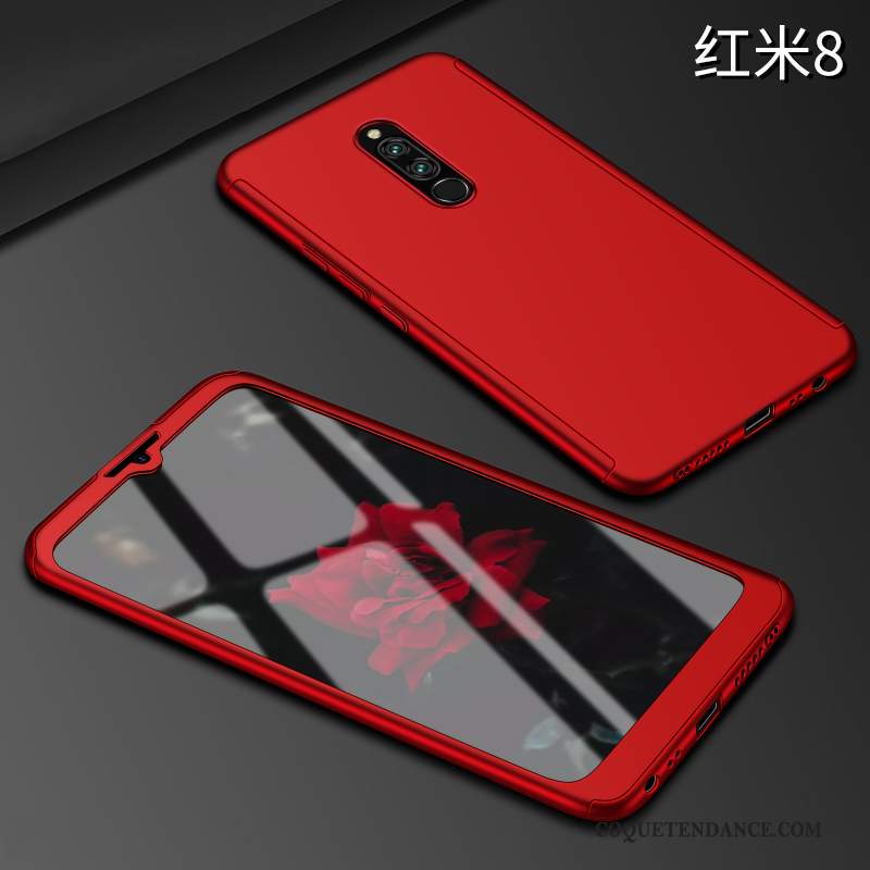 Redmi 8 Coque Rouge Protection Étui Tout Compris