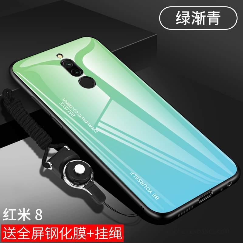 Redmi 8 Coque Tout Compris Ornements Suspendus Personnalité Protection Marque De Tendance