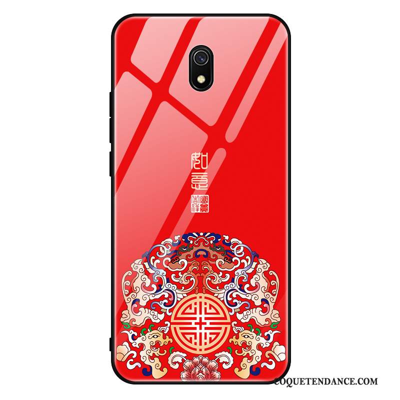 Redmi 8a Coque De Téléphone Fluide Doux Charmant Verre Étui