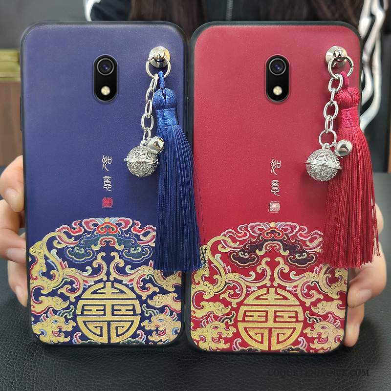 Redmi 8a Coque Marque De Tendance Rouge Net Rouge Tout Compris Style Chinois