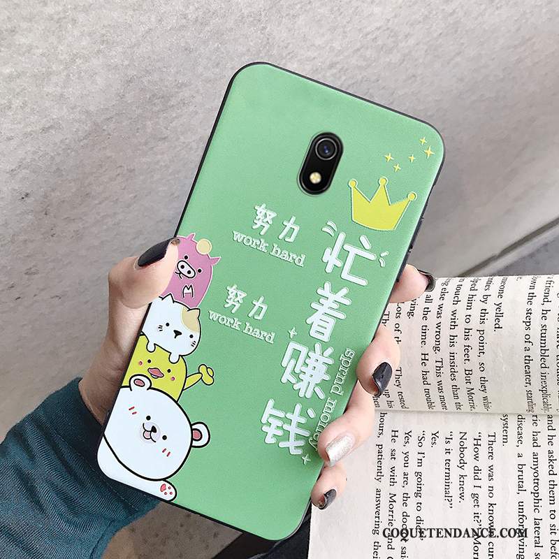 Redmi 8a Coque Tout Compris De Téléphone Incassable Vert Silicone