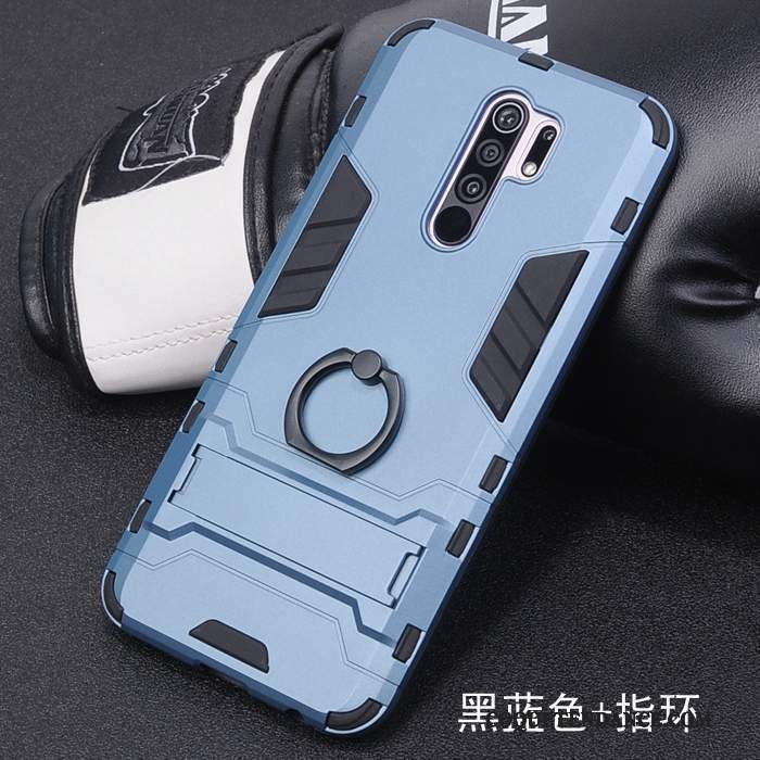 Redmi 9 Coque Tendance De Téléphone Bleu Incassable Difficile