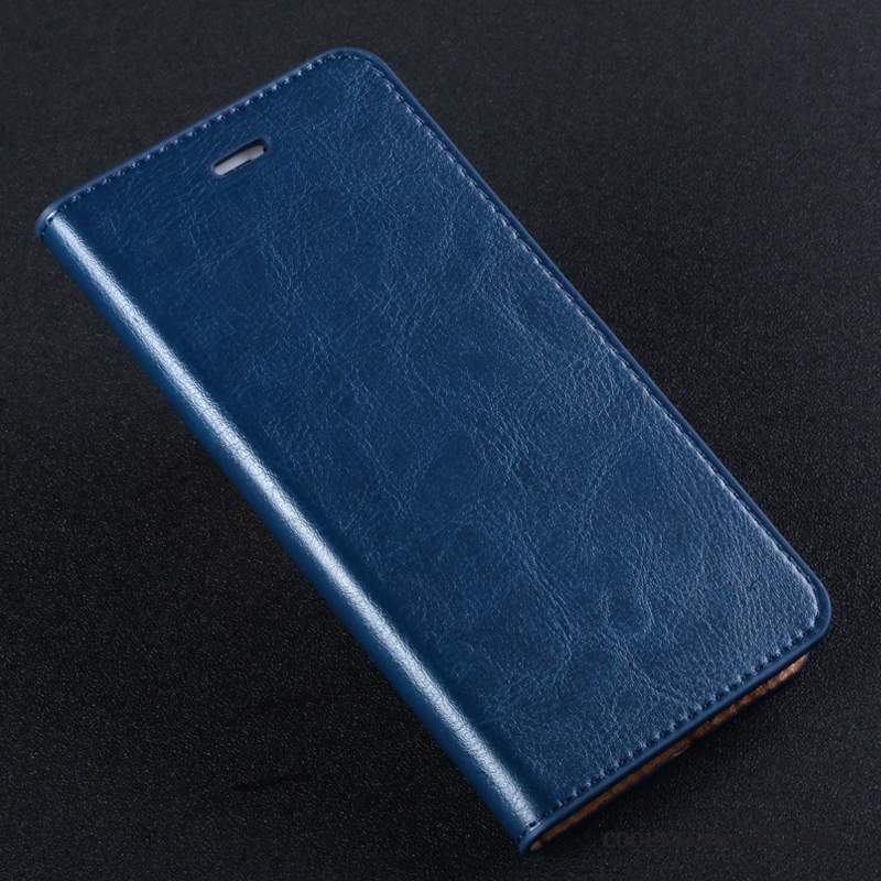 Redmi Note 4x Coque Bleu Marin Rouge De Téléphone Étui En Cuir Protection