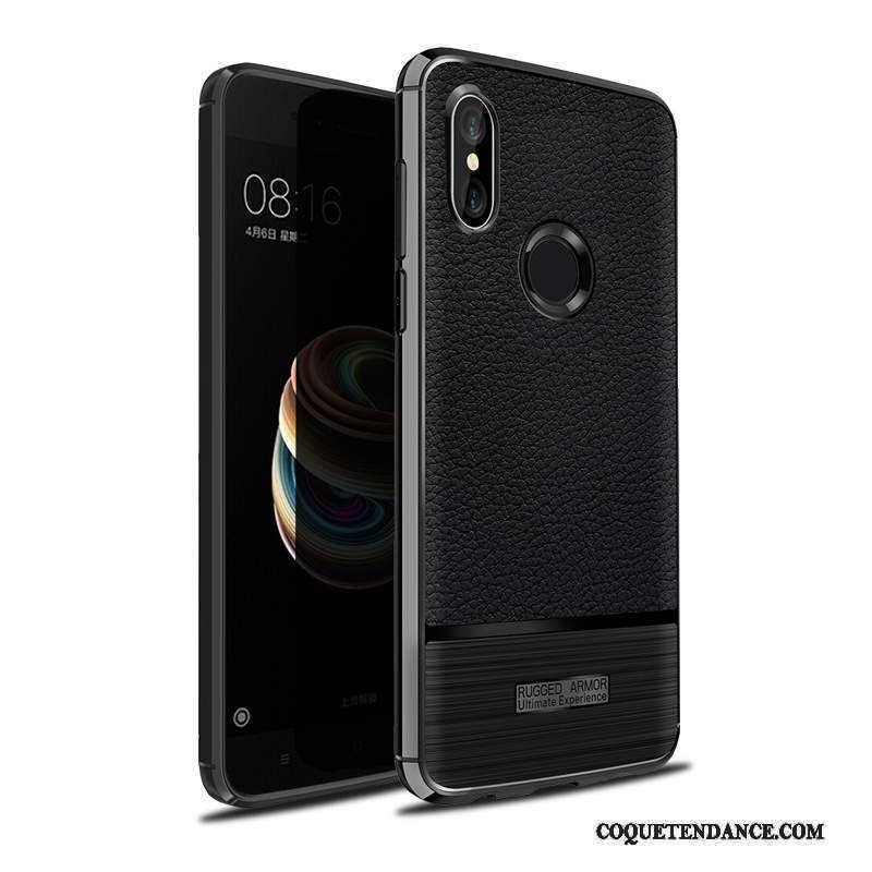 Redmi Note 5 Pro Coque De Téléphone Créatif Protection Fluide Doux Noir