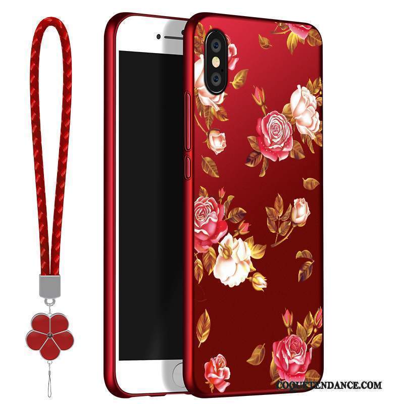Redmi Note 5 Pro Coque Rouge Créatif Incassable Silicone