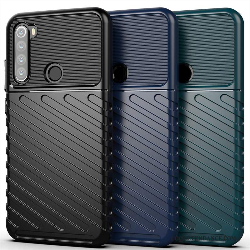 Redmi Note 8t Coque Étui Noir Incassable De Téléphone Rouge