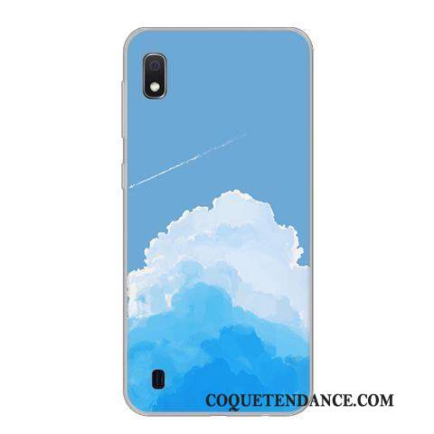 Samsung Galaxy A10 Coque Étui Bleu Incassable Protection