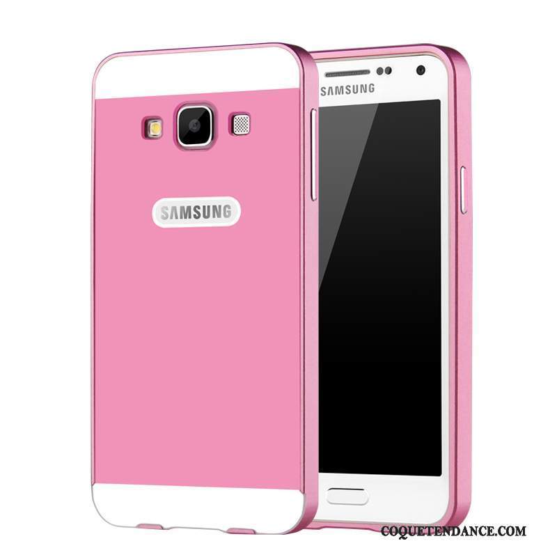 Samsung Galaxy A3 2015 Coque Protection Couvercle Arrière Étui Métal Border