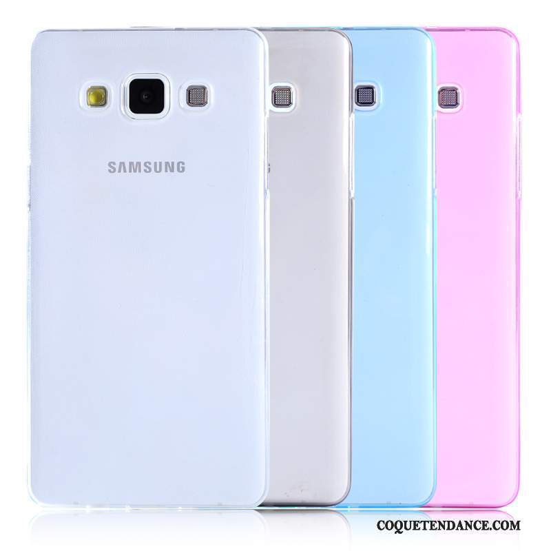 Samsung Galaxy A3 2015 Coque Silicone Étui Protection Fluide Doux Multicolore