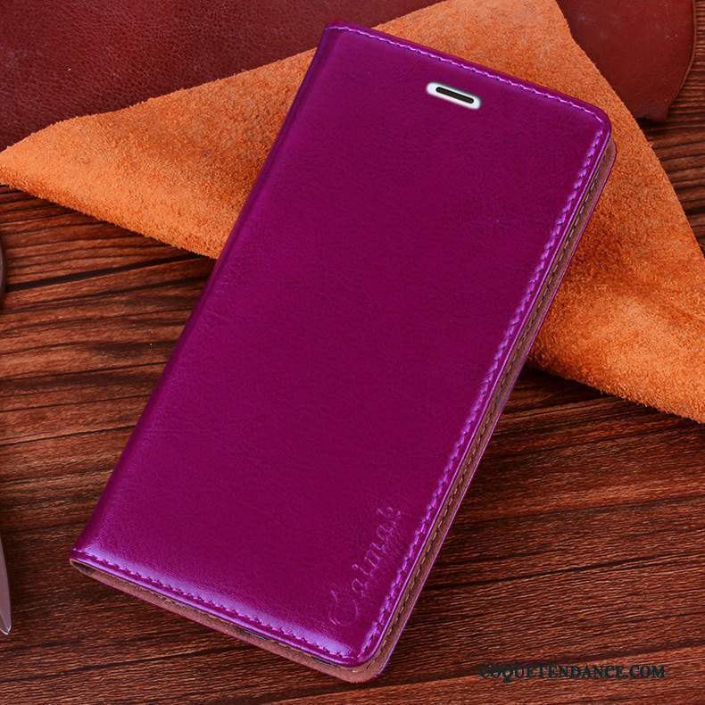 Samsung Galaxy A3 2015 Coque Étui En Cuir Violet De Téléphone Protection