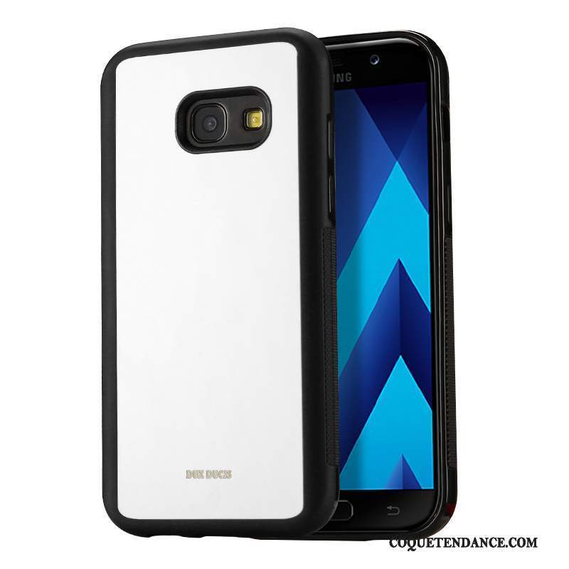 Samsung Galaxy A3 2017 Coque Cuir Blanc Coque De Téléphone Incassable