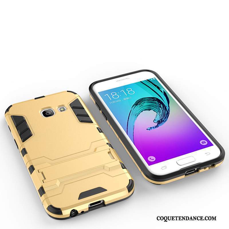 Samsung Galaxy A3 2017 Coque Difficile Or Étui Incassable