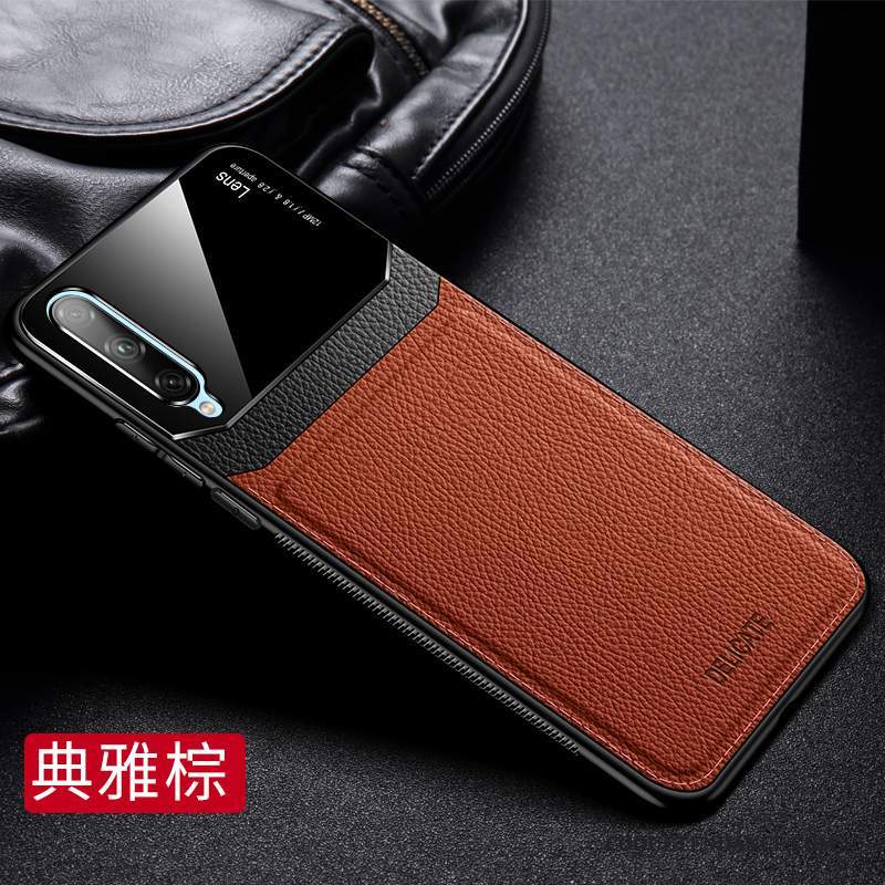 Samsung Galaxy A30s Coque Racé Amoureux Luxe Cuir Étui