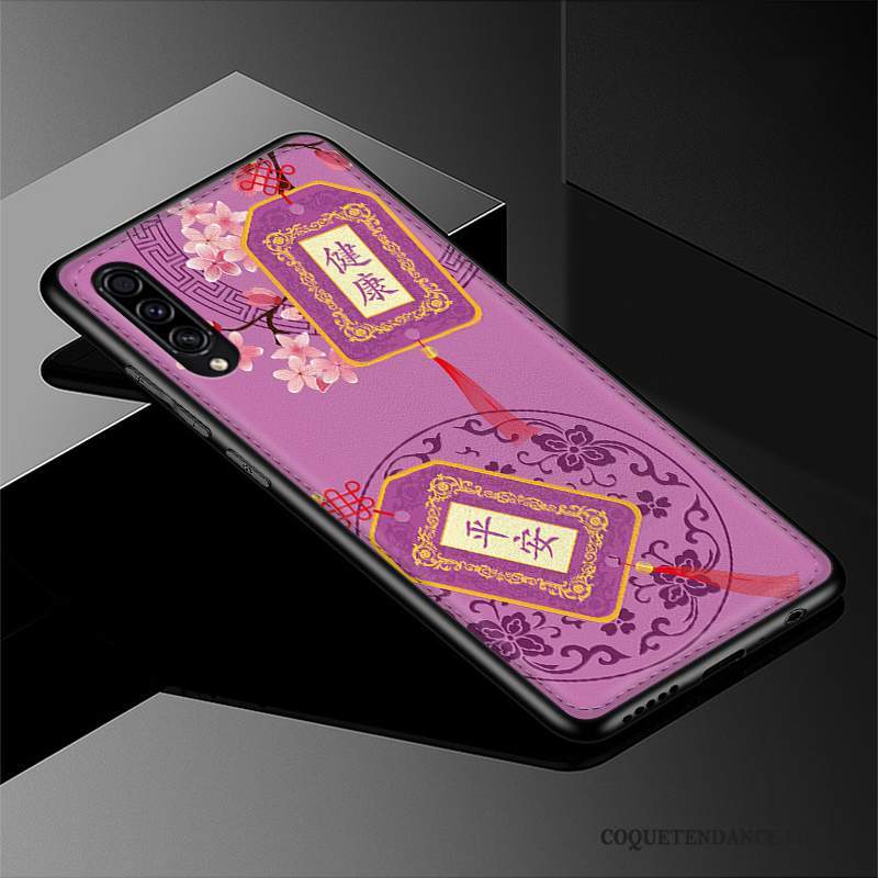 Samsung Galaxy A30s Coque Tout Compris Violet De Téléphone Personnalité Style Chinois