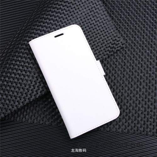 Samsung Galaxy A40 Coque Business Blanc De Téléphone Étui En Cuir Housse