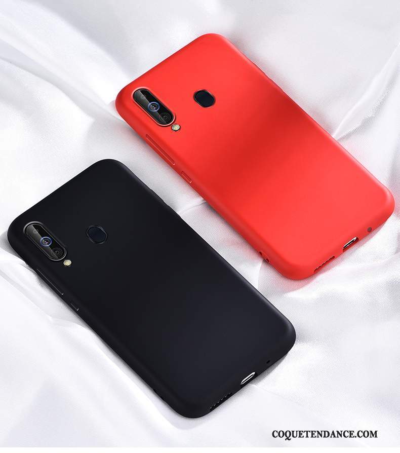 Samsung Galaxy A40s Coque Délavé En Daim De Téléphone Créatif Étui Simple