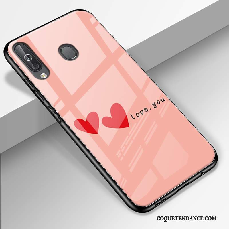 Samsung Galaxy A40s Coque Incassable Rose De Téléphone Étui Tendance