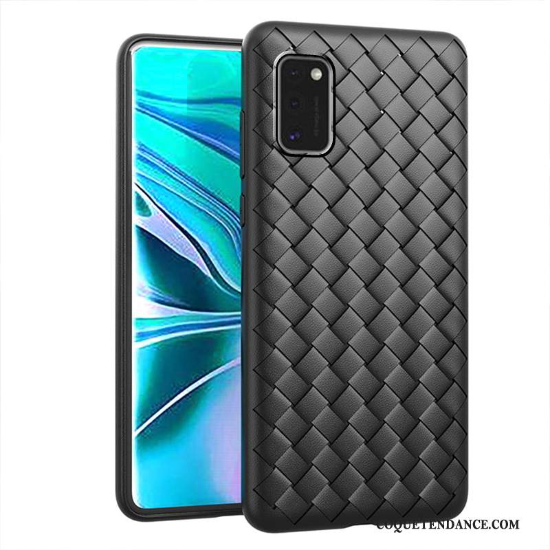 Samsung Galaxy A41 Coque Tissage Personnalité De Téléphone Mode Couleur Unie