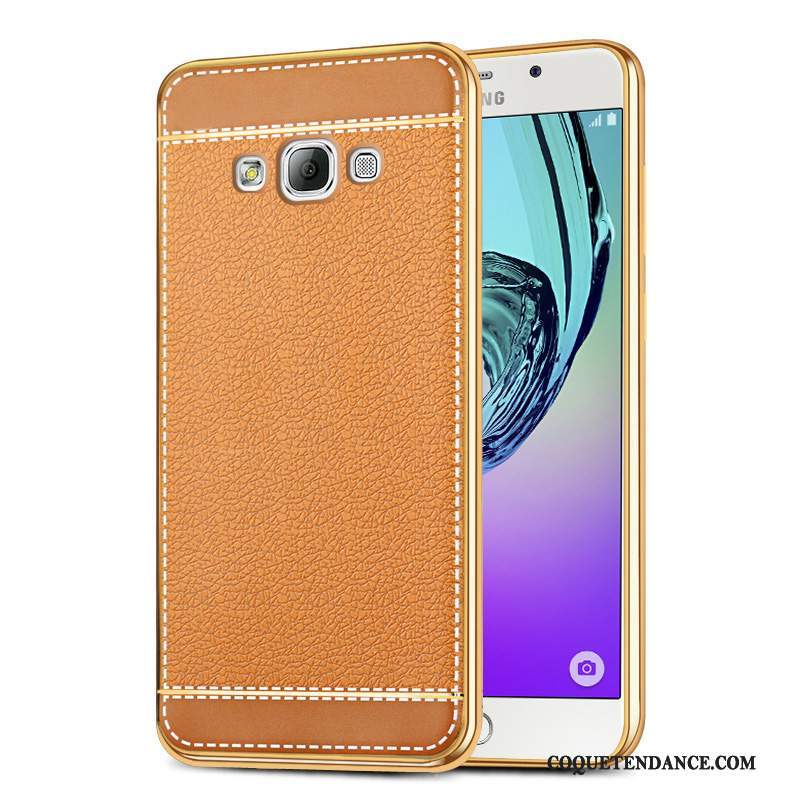 Samsung Galaxy A5 2015 Coque De Téléphone Silicone Incassable Jaune Étui