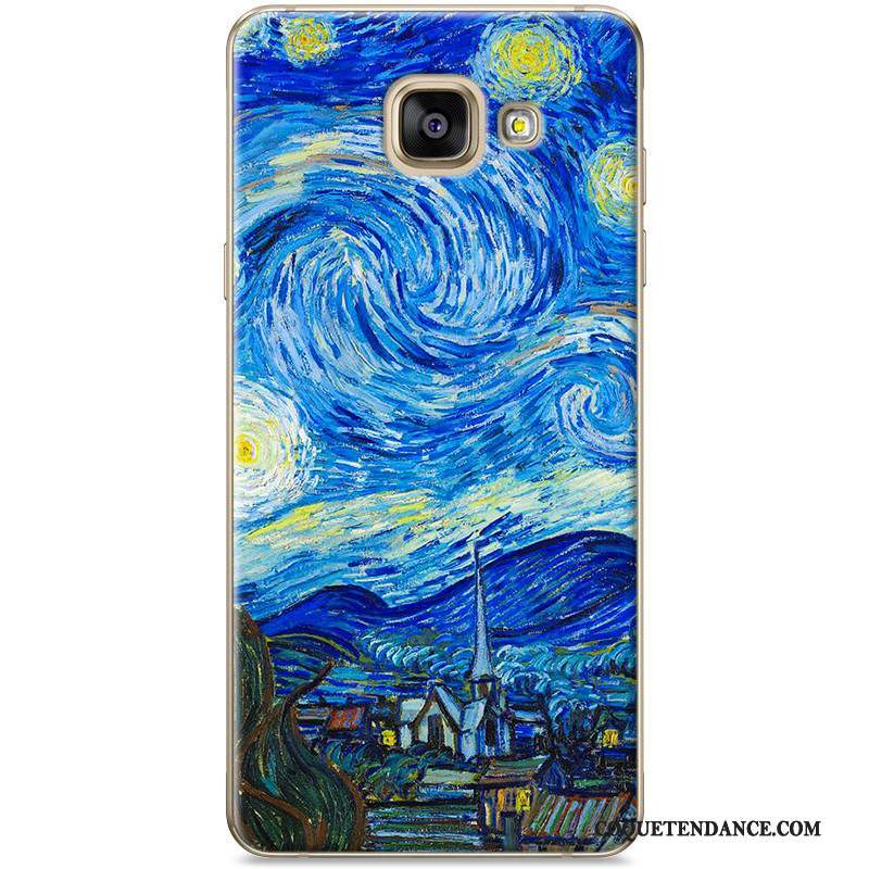 Samsung Galaxy A5 2016 Coque De Téléphone Étui Bleu Dessin Animé Protection