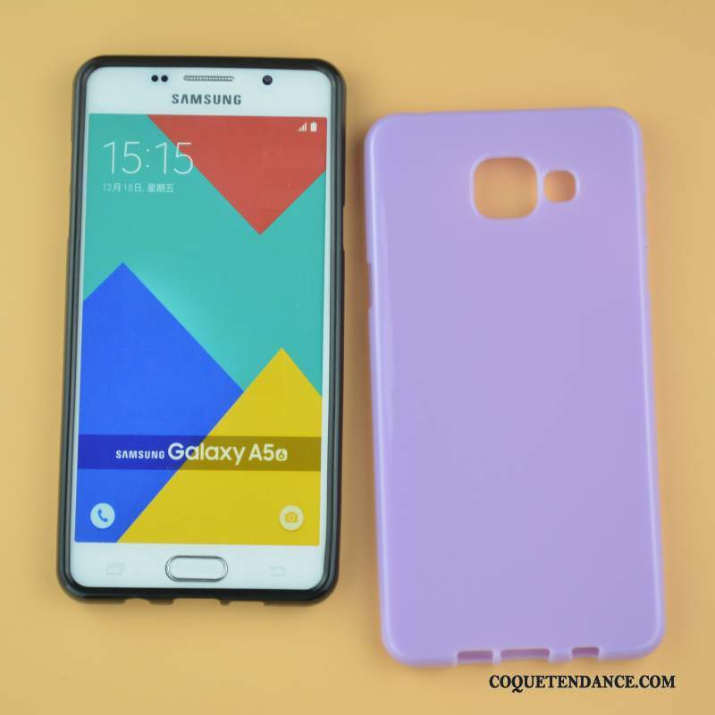 Samsung Galaxy A5 2016 Coque Étui Incassable Silicone Bordure Gaufrage