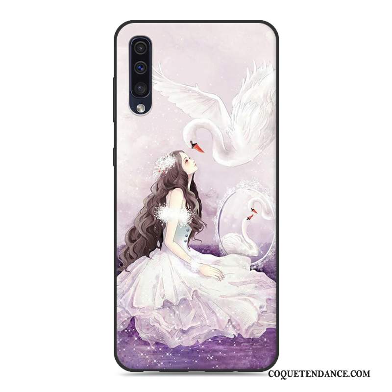 Samsung Galaxy A50 Coque Créatif Violet Protection Incassable De Téléphone