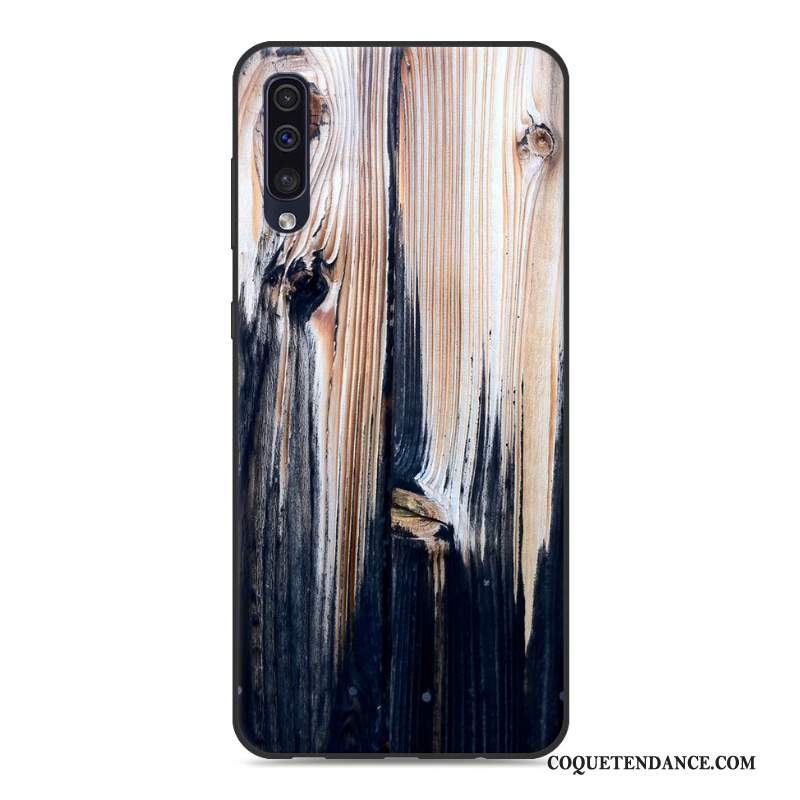 Samsung Galaxy A50 Coque Grain De Bois Nouveau Protection Incassable Personnalité