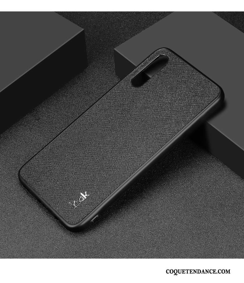 Samsung Galaxy A50s Coque Silicone Noir Étui Fluide Doux