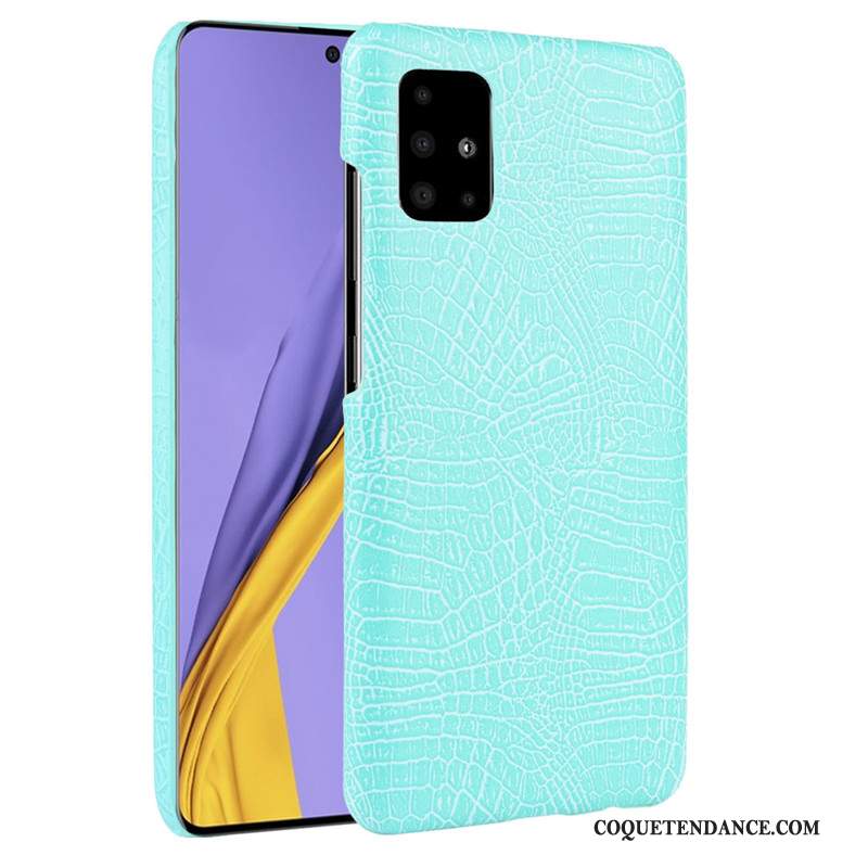 Samsung Galaxy A51 Coque De Téléphone Incassable Crocodile Modèle Cuir Modèle Fleurie