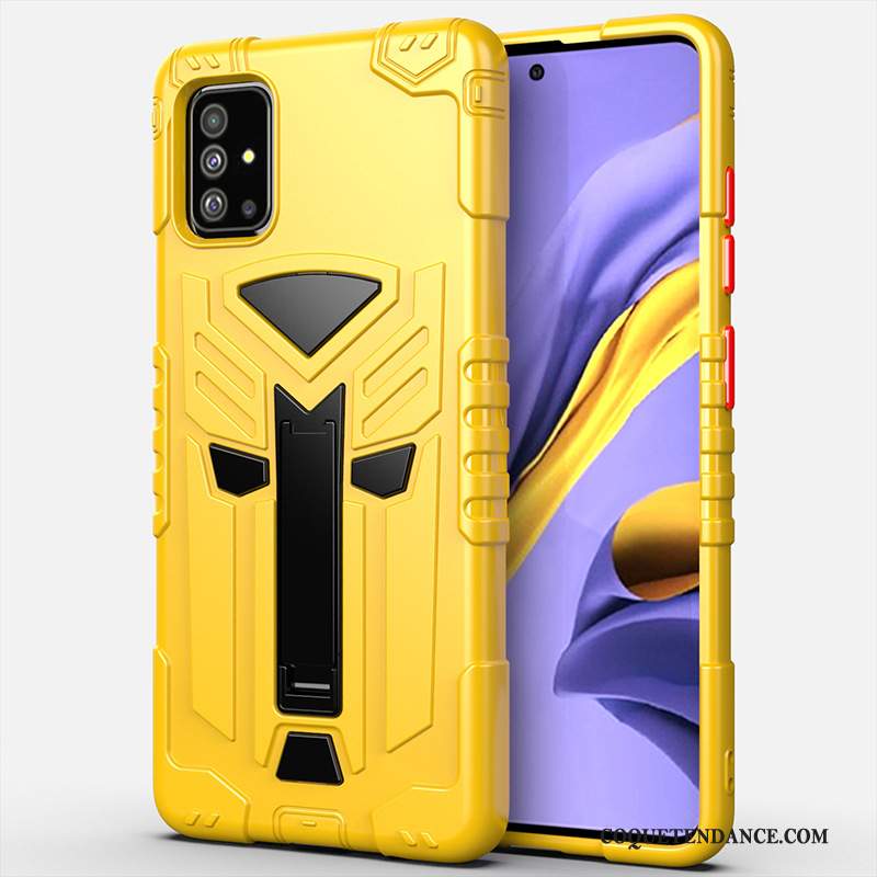 Samsung Galaxy A51 Coque Silicone Jaune De Téléphone Étui Protection