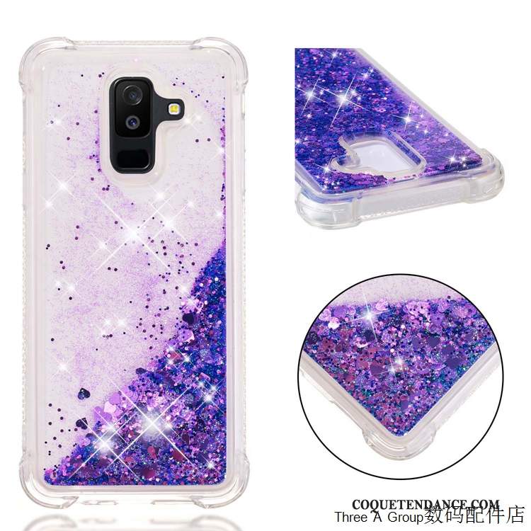 Samsung Galaxy A6+ Coque Fluide Doux Tendance De Téléphone Quicksand