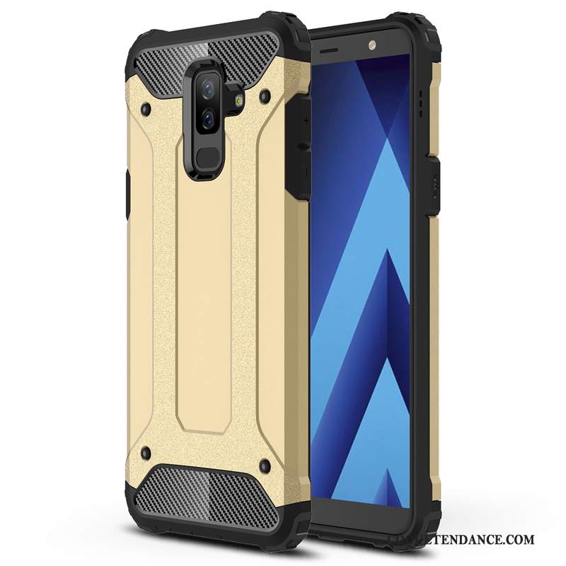 Samsung Galaxy A6+ Coque Or Épaissir Tout Compris Protection Incassable