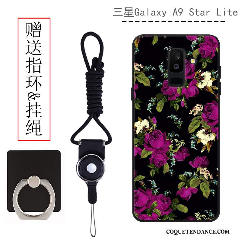 Samsung Galaxy A6+ Coque Étui Protection Silicone Incassable Noir