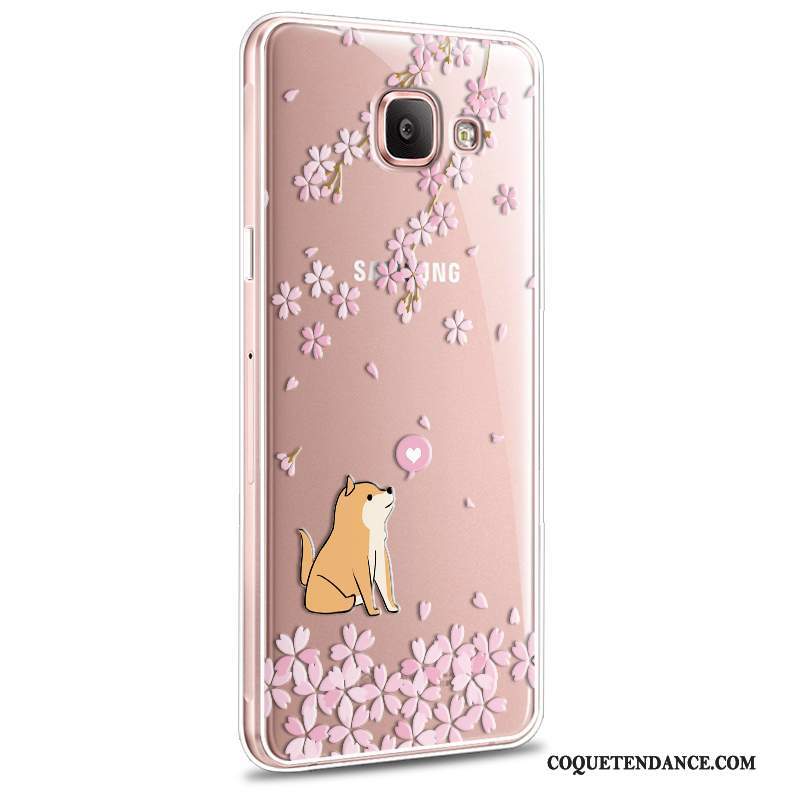 Samsung Galaxy A7 2016 Coque Silicone Incassable Dessin Animé Fluide Doux Protection