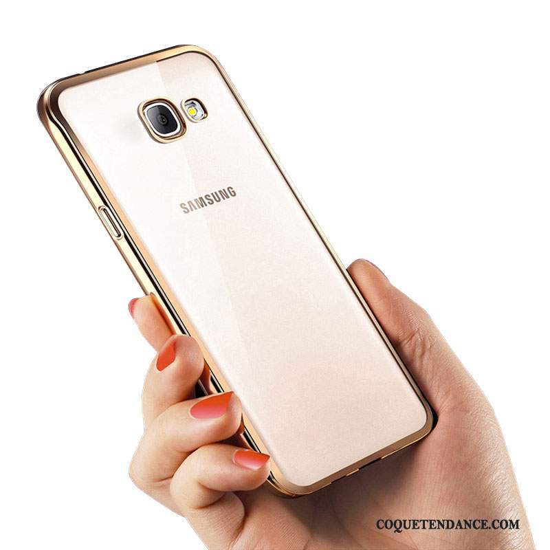 Samsung Galaxy A7 2016 Coque Silicone Or Fluide Doux Étui