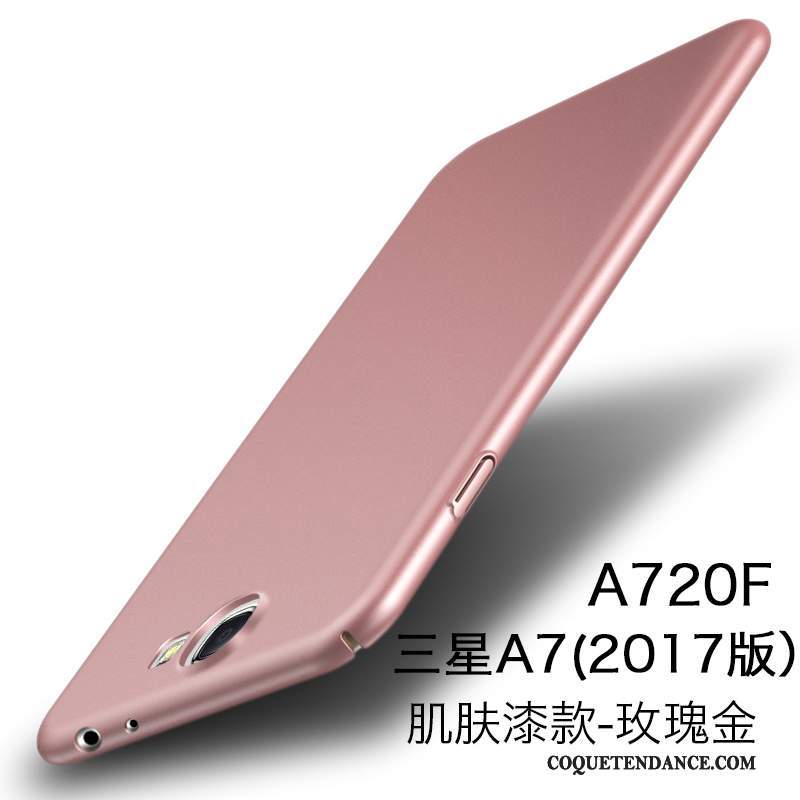 Samsung Galaxy A7 2017 Coque Protection Difficile Rose Tout Compris Silicone