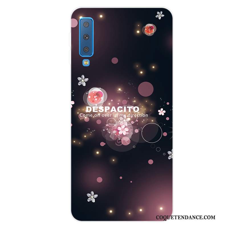 Samsung Galaxy A7 2018 Coque Protection Art Silicone Tout Compris Étui